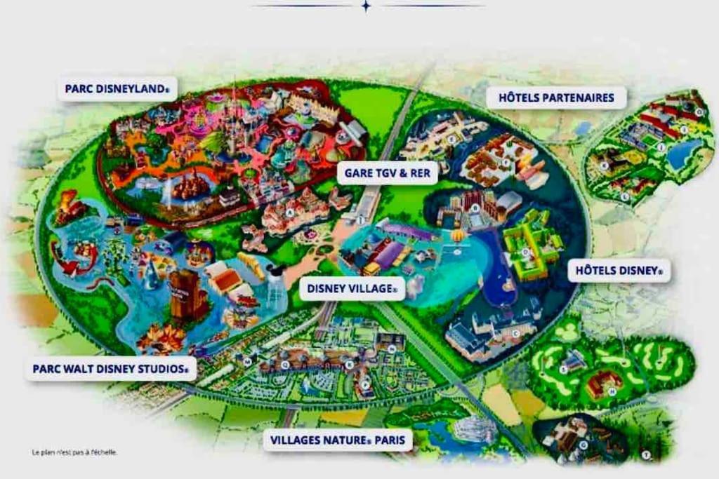Disney Cocooning A 5 Minutes Du Parc Купвре Экстерьер фото